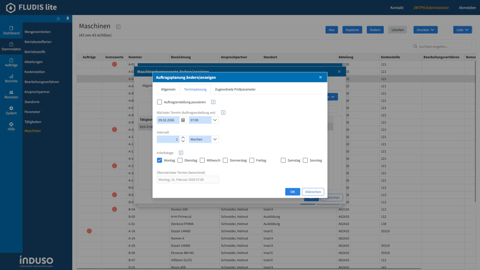 News Auftragsplanung - FLUDIS